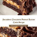Simple Chocolate Peanut Butter Cake Recipe