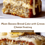 Banana Bread Cake with Cream Cheese Frosting Recipe