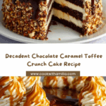 Chocolate Caramel Toffee Crunch Cake Recipe
