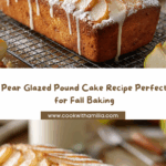 Pear Glazed Pound Cake Delight Recipe