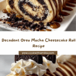 Oreo Mocha Cheesecake Roll Recipe