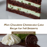 Mint Chocolate Cheesecake Cake Recipe