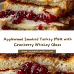 Applewood Smoked Turkey Melt with Cranberry Whiskey Glaze Recipe