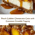 Peach Cobbler Cheesecake Cake Recipe