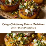 Medallions with Feta & Pistachio Crunch Recipe