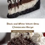 Black and White Velvet Cheesecake Recipe
