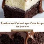 Peaches and Cream Layer Cake Recipe