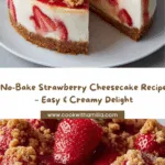 No-Bake Strawberry Cheesecake Recipe