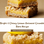 Lemon Oatmeal Crumble Bars Recipe