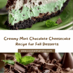 Creamy Mint Chocolate Cheesecake Recipe