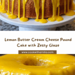 Lemon Butter Cream Cheese Pound Cake Recipe