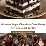 Ultimate Triple Chocolate Cake Recipe