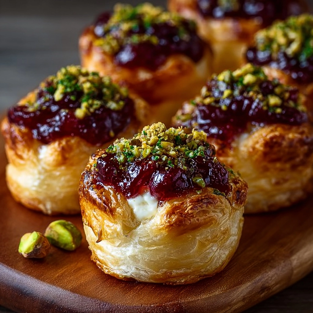 Cranberry Brie & Pistachio Bites Recipe - Recipe Image