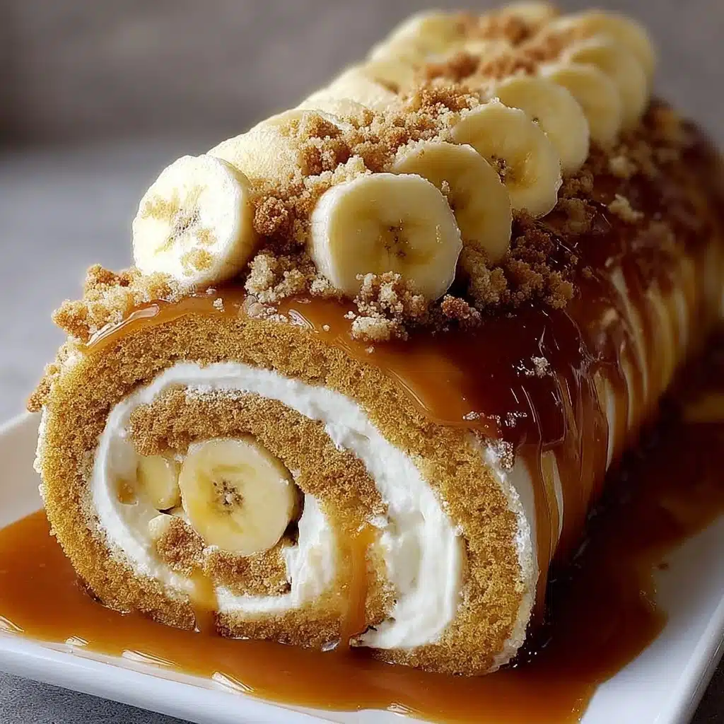 Banana Caramel Roulade Recipe
