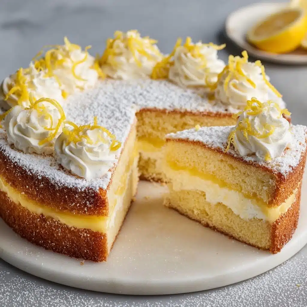 Lemon Condensed Milk Tres Leches Cake Recipe