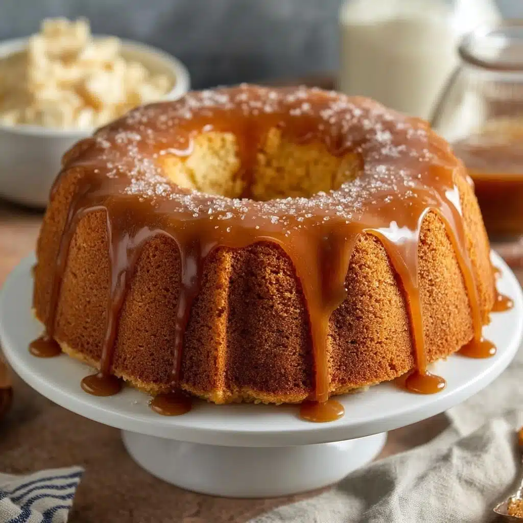 Kentucky-Style Salted Caramel Butter Cake Recipe 3 Kentucky-Style Salted Caramel Butter Cake Recipe - Recipe Image