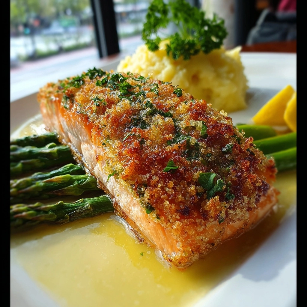 Baked Parmesan Crusted Salmon Recipe 3 Baked Parmesan Crusted Salmon Recipe - Recipe Image