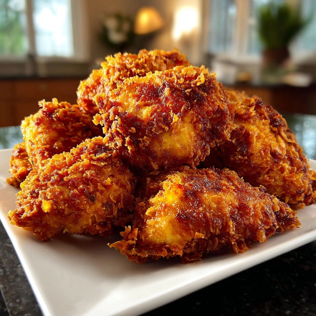 Crispy Oven-Fried Chicken with Honey Butter Recipe 2 Crispy Oven-Fried Chicken with Honey Butter Recipe - Recipe Image