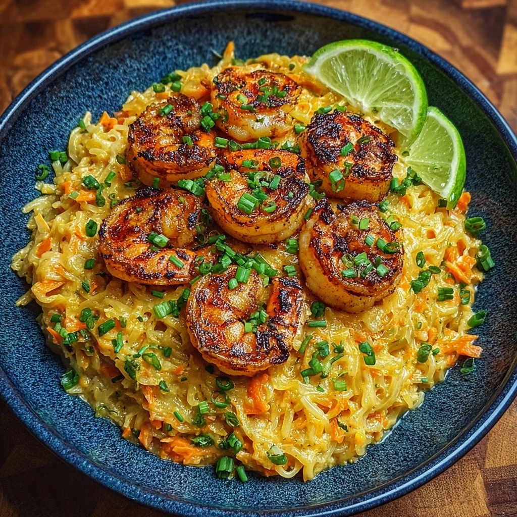 Coconut Lime Shrimp Pad Thai Recipe