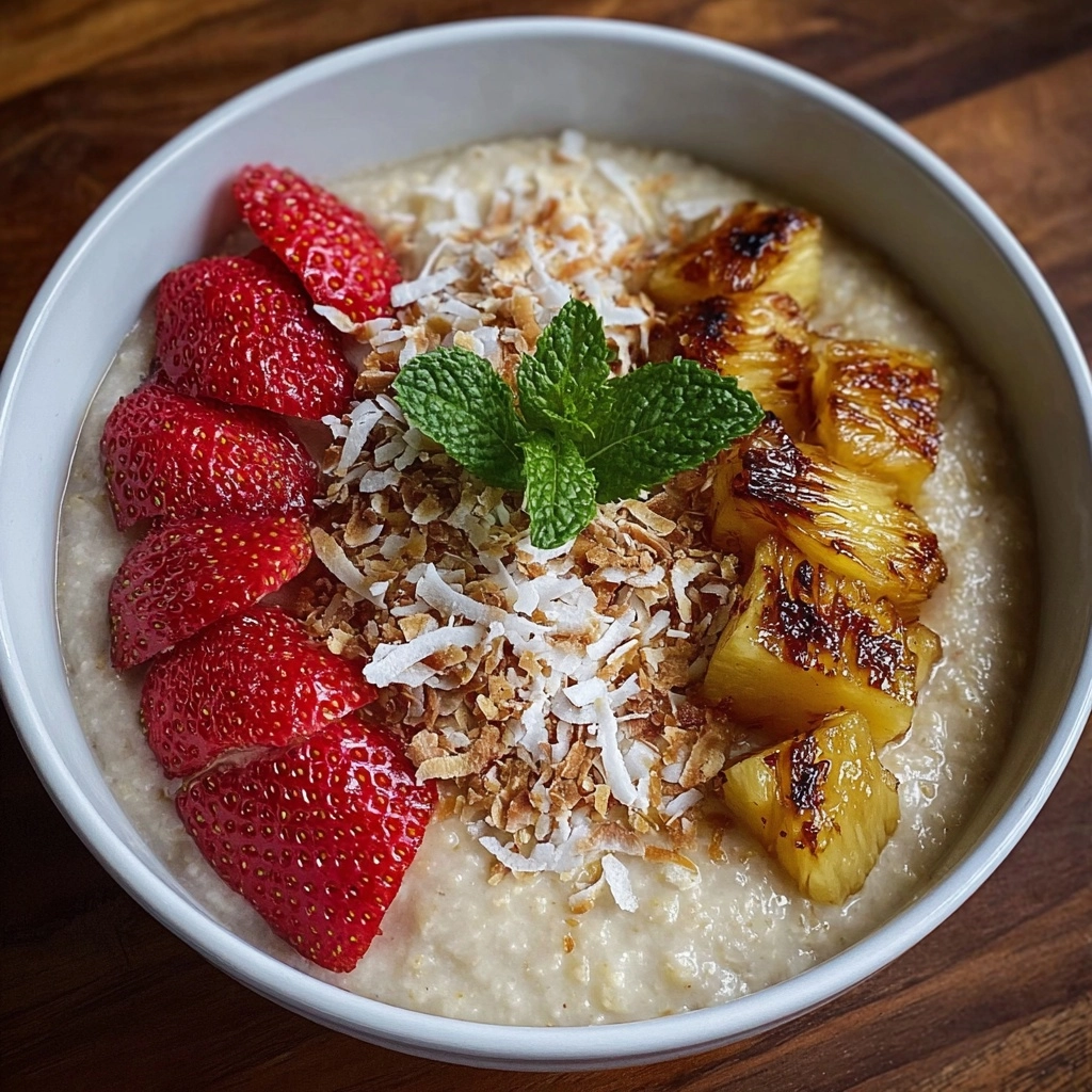 Coconut Pineapple Smoothie Bowl Recipe 2 Coconut Pineapple Smoothie Bowl Recipe - Recipe Image