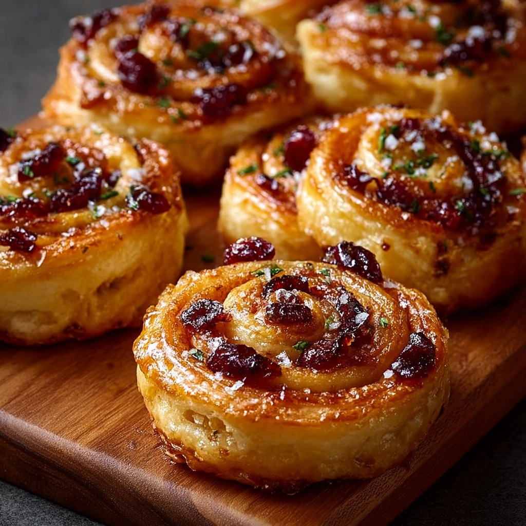 Holiday Cranberry-Orange Pinwheel Bites Recipe - Recipe Image