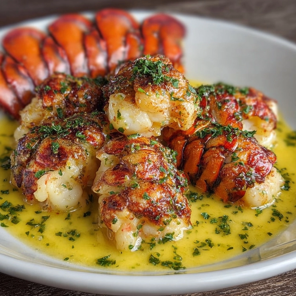 Creamy Garlic Butter Lobster Tails Recipe 2 Creamy Garlic Butter Lobster Tails Recipe - Recipe Image