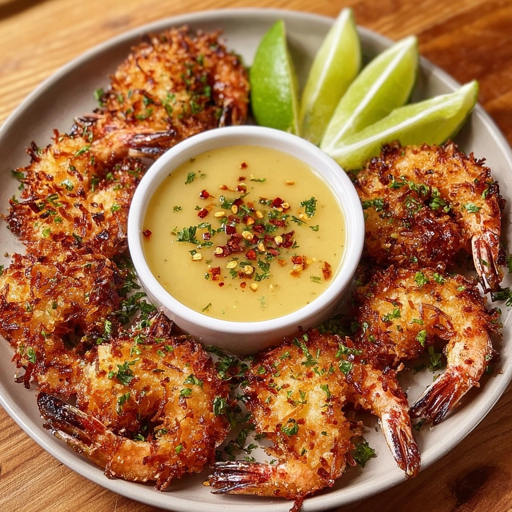 Coconut Shrimp with Lime Chili Dip Recipe - Recipe Image