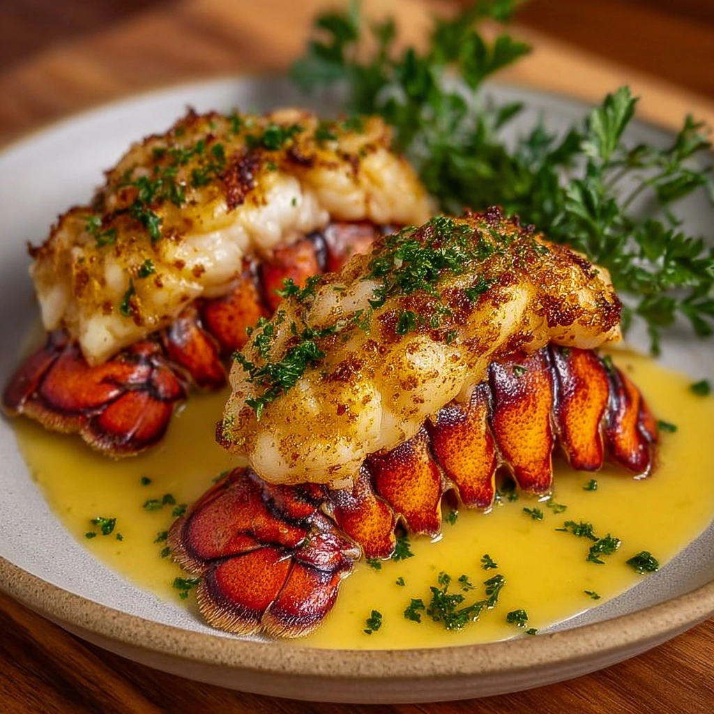 Garlic Butter Lobster Tails Recipe 2 Garlic Butter Lobster Tails Recipe - Recipe Image