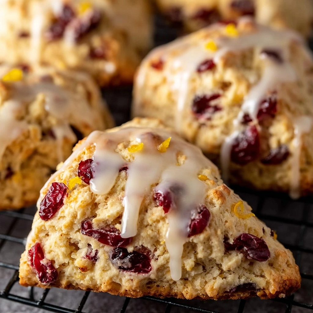 Orange Cranberry Scones with Cinnamon Citrus Glaze Recipe 2 Orange Cranberry Scones with Cinnamon Citrus Glaze Recipe - Recipe Image
