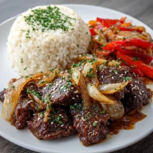 Chinese Pepper Steak with Onions Recipe