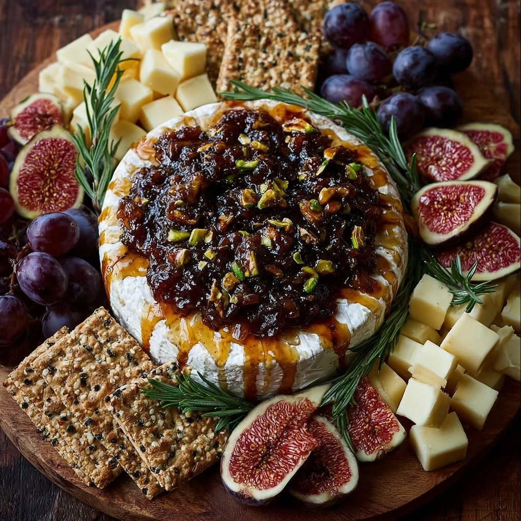Pistachio & Fig Honey Cheese Board Recipe 2 Pistachio & Fig Honey Cheese Board Recipe - Recipe Image