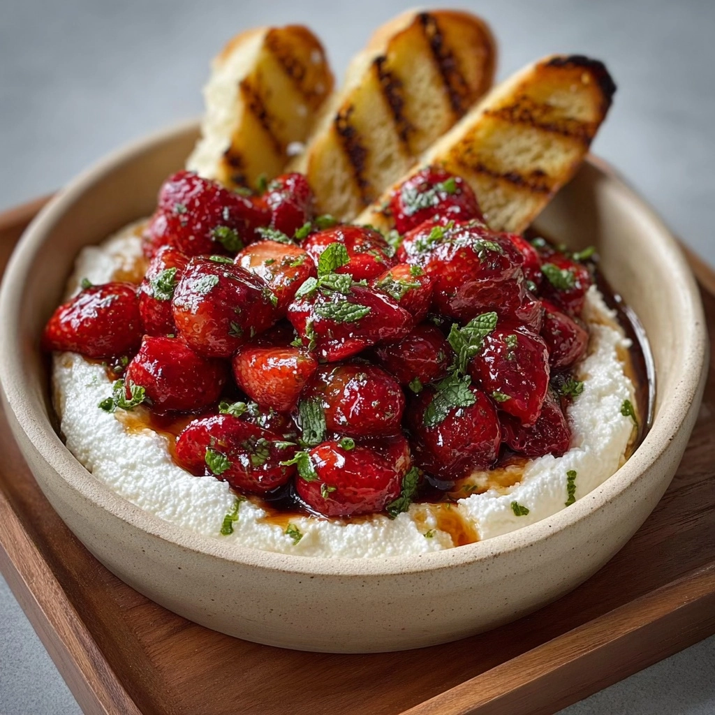 Whipped Feta with Roasted Strawberries Recipe 2 Whipped Feta with Roasted Strawberries Recipe - Recipe Image