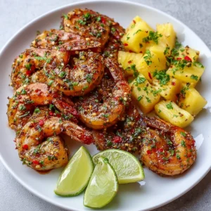 Pineapple Habanero Shrimp Kabobs Recipe