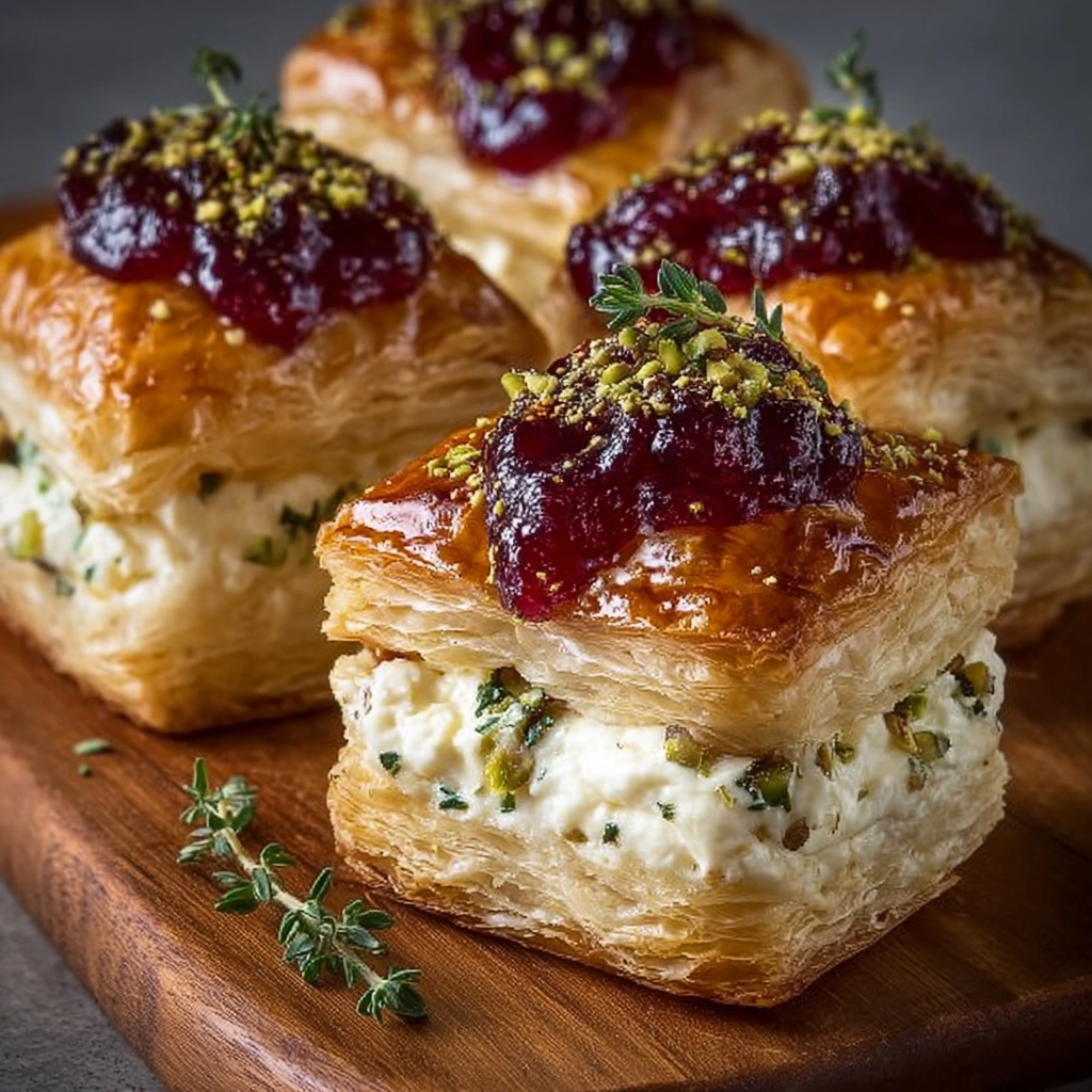 Cranberry Pistachio Brie Puff Stars Recipe 2 Cranberry Pistachio Brie Puff Stars Recipe - Recipe Image