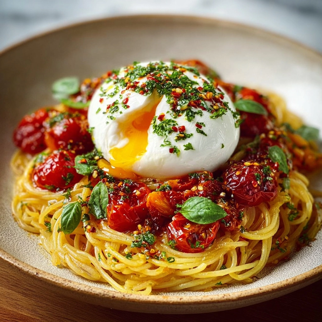 Roasted Tomato & Burrata Basil Pasta Recipe 3 Roasted Tomato & Burrata Basil Pasta Recipe - Recipe Image