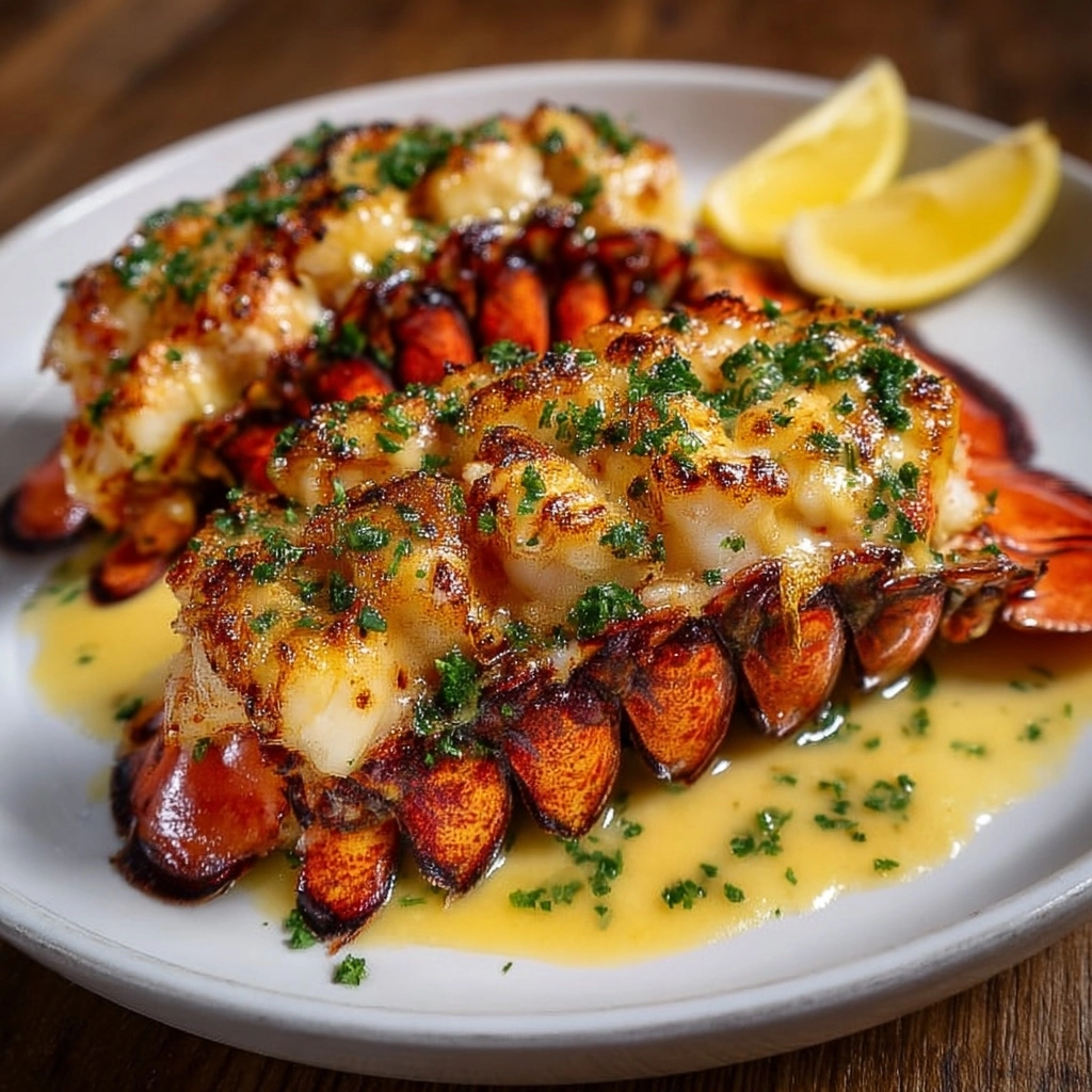 Creamy Garlic Butter Lobster Tails Recipe