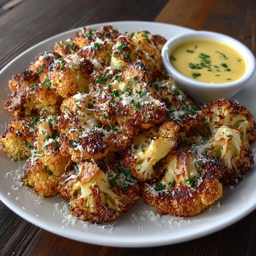Crispy Parmesan Roasted Cauliflower Recipe 3 Crispy Parmesan Roasted Cauliflower Recipe - Recipe Image