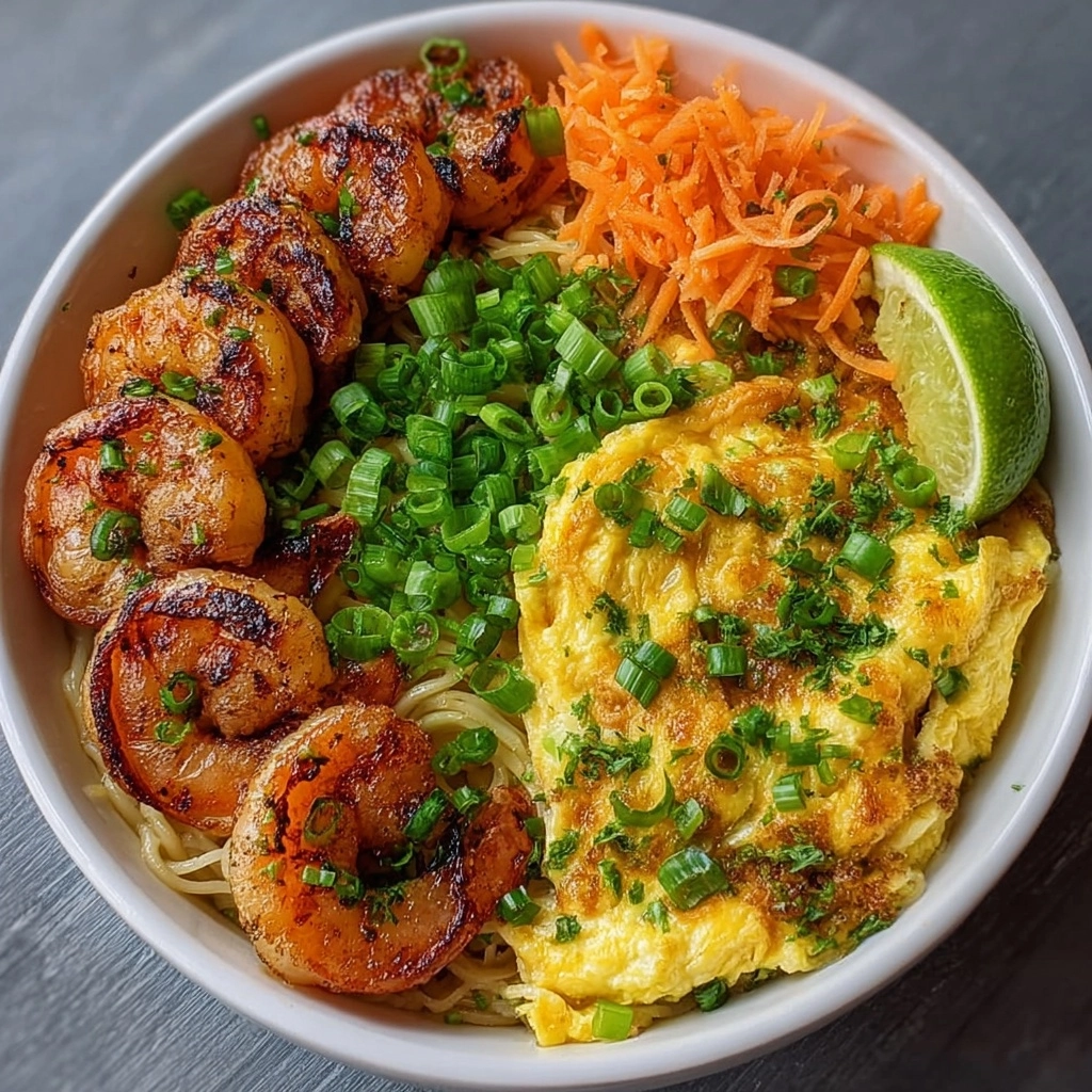 Coconut Lime Shrimp Pad Thai Recipe