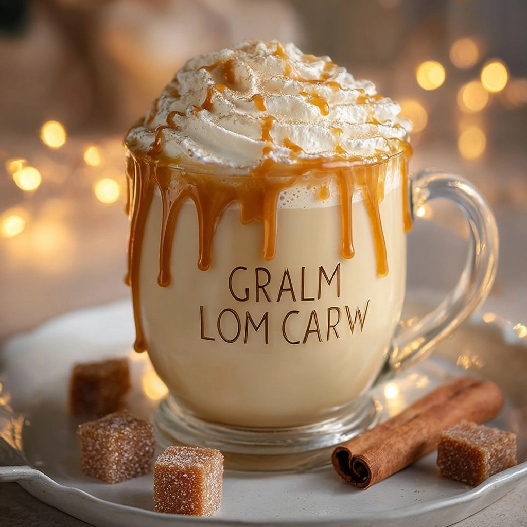 Caramel Glow Milk Recipe - Recipe Image