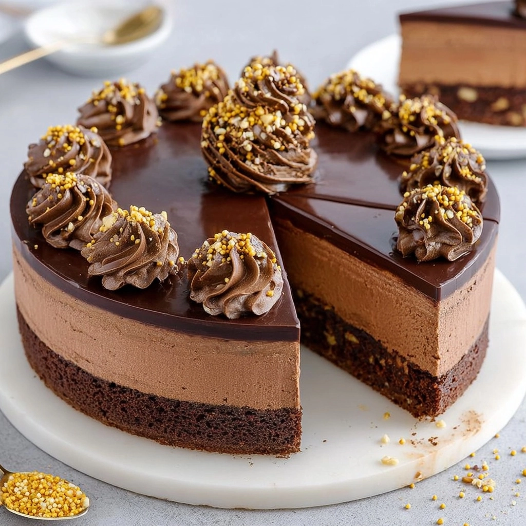 Chocolate Mousse Layer Cake – Silky & Luxurious Recipe - Recipe Image