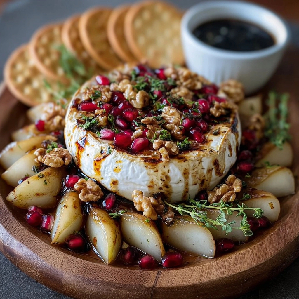 Board with Pomegranate Balsamic Drizzle Recipe
