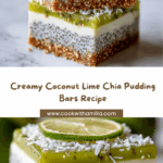 Coconut Lime Chia Pudding Bars Recipe