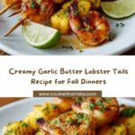 Creamy Garlic Butter Lobster Tails Recipe