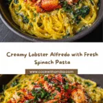 Lobster Alfredo with Spinach Recipe