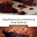 Brownie Cake with Crisp Top Recipe