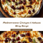 alloumi Wrap with Veggies & Yogurt Sauce Recipe