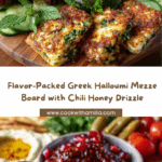 Greek Halloumi Mezze Board with Chili Honey Drizzle Recipe