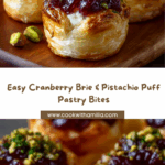 Cranberry Brie & Pistachio Bites Recipe