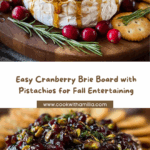 Cranberry Brie Board with Pistachios Recipe