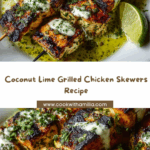 Coconut Lime Grilled Chicken Skewers Recipe